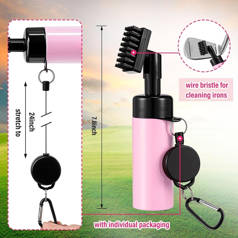 LaRandom 13 Pcs Golf Accessories Kit, Include Golf Ball Bag with Hook Towel Tees Magnetic Ball Marker Divot Tool Cleaner Water Brush Groove Sharpener Tool for Women Man Gifts - Image 3